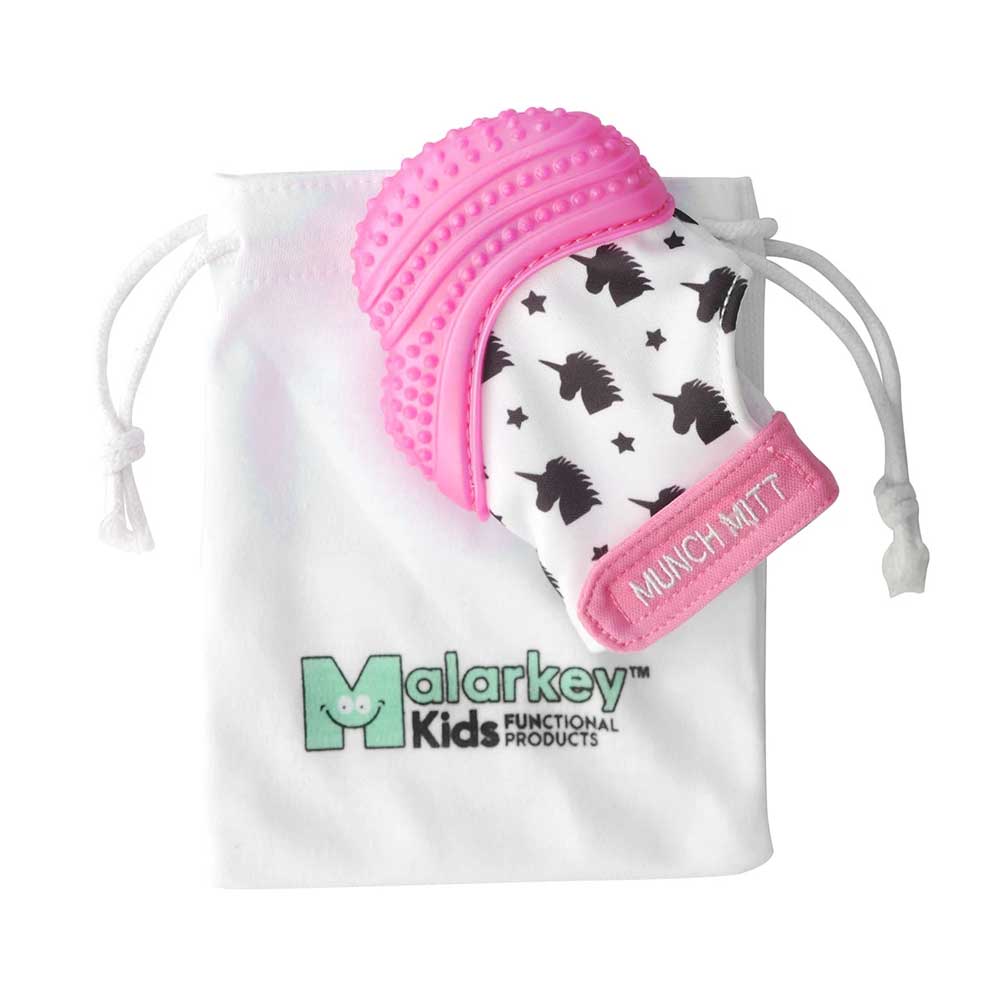 Malarkey Kids Munch Mitt - Pink Unicorn By MALARKEY Canada - 60142