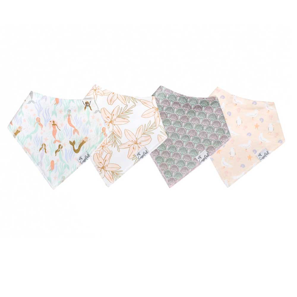 Copper Pearl Bandana Bibs 4 Pack | Coral By COPPER PEARL Canada - 61194