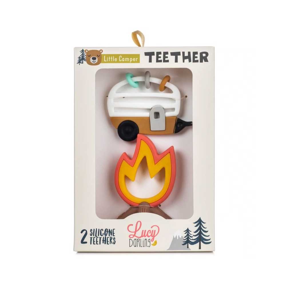 Lucy Darling 2 Pack Baby Teether Toy - Little Camper By LUCY DARLING Canada - 61558
