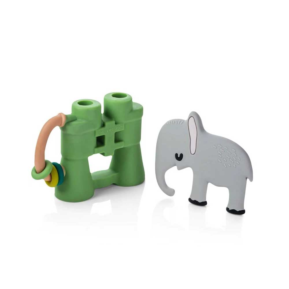 Lucy Darling 2 Pack Baby Teether Toy - Animal Lover By LUCY DARLING Canada - 61559