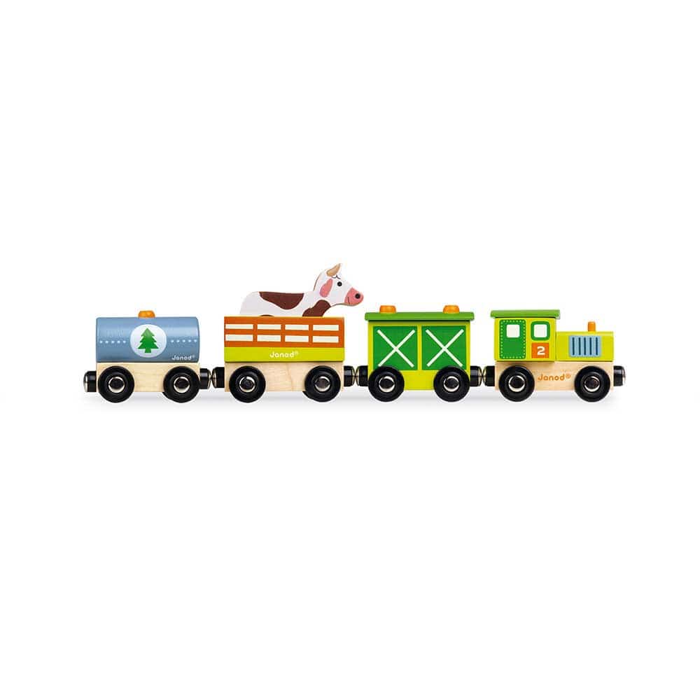 Janod Story Farm Train By JANOD Canada - 62313