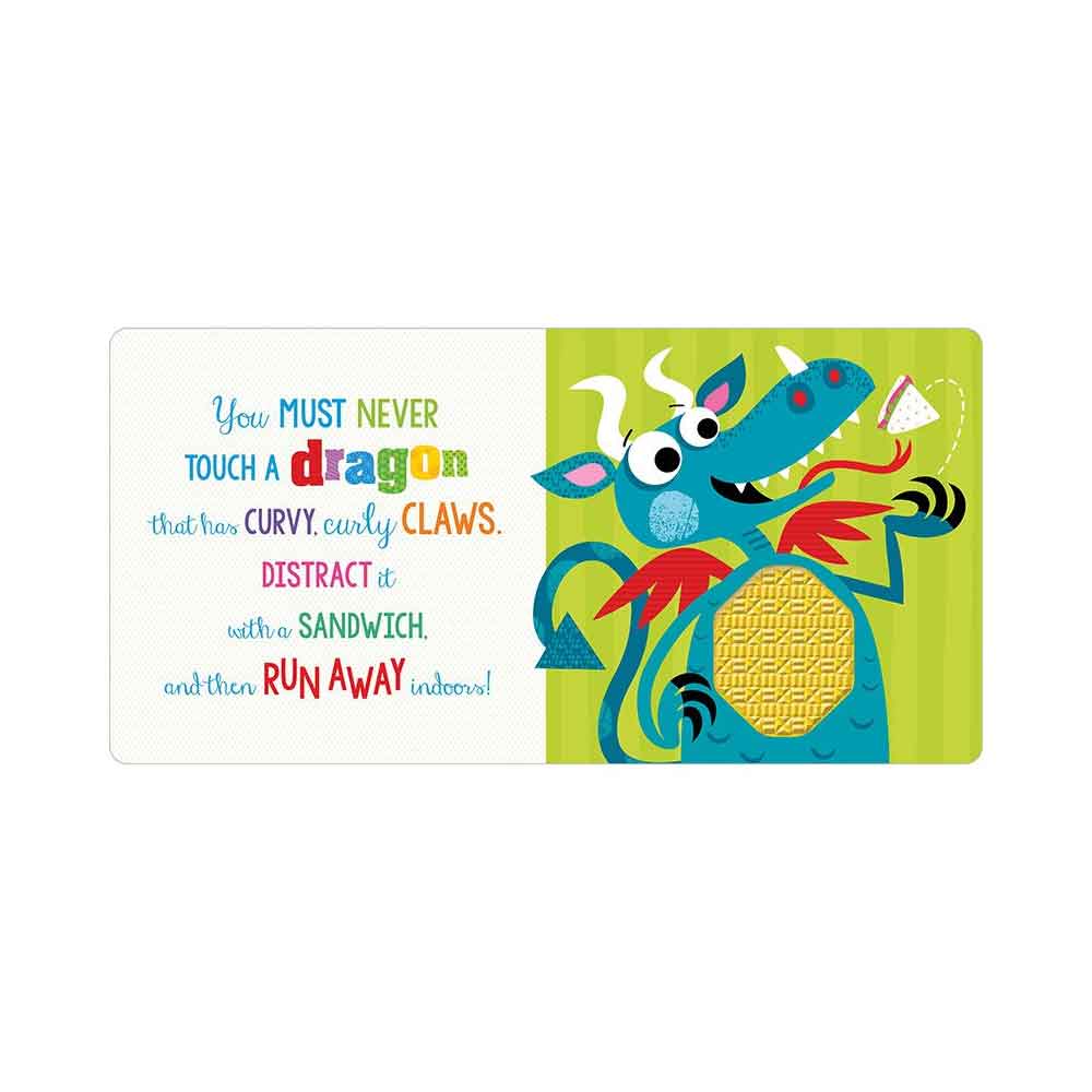 MBI Board Book - Never Touch A Dragon By MBI Canada - 62497