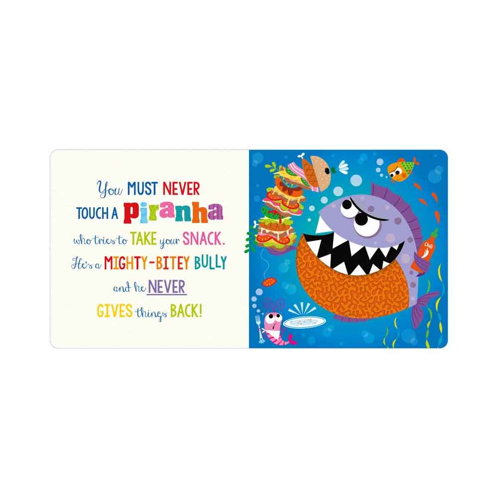 MBI Board Book - Never Touch A Piranha By MBI Canada - 62502