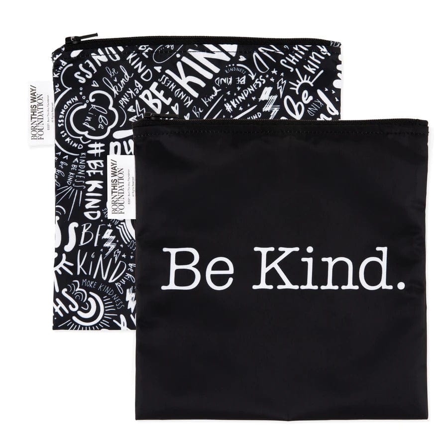 Bumkins 2 Pack Snack Bags Large | Be Kind By BUMKINS Canada - 62773