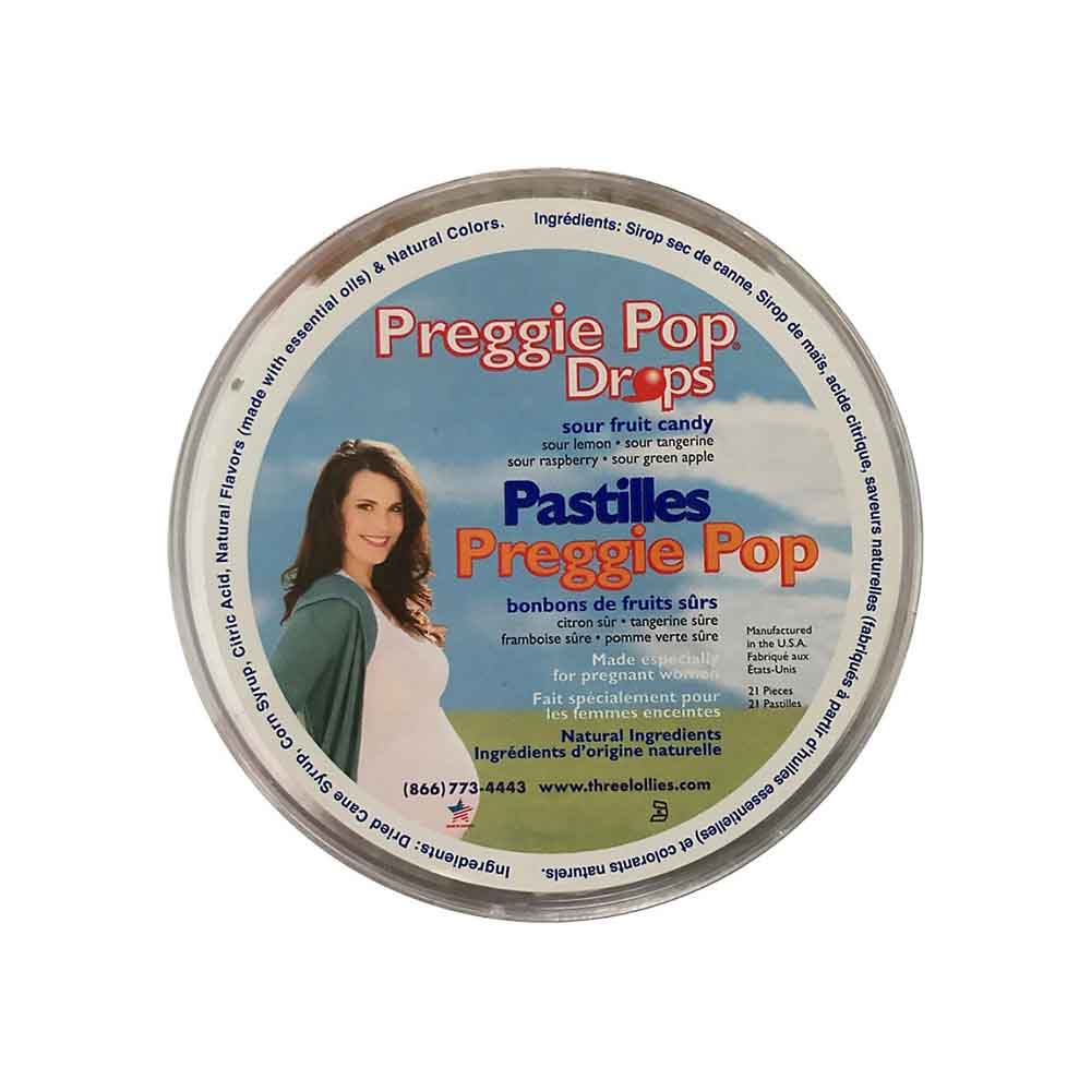 Preg Preggie Pops Sour Candy 21 Pcs By PREG Canada - 63153