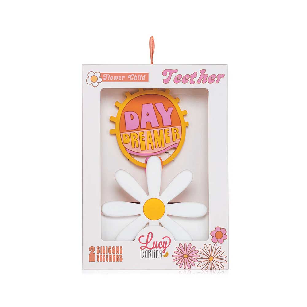 Lucy Darling 2 Pack Baby Teether Toy - Flower Child By LUCY DARLING Canada - 64571