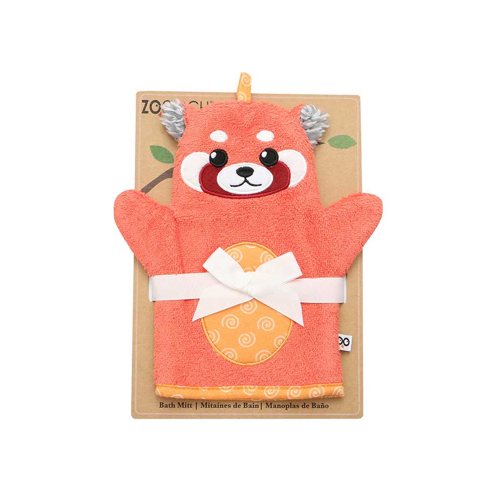 Zoocchini Bath Mitt - Remi The Red Panda By ZOOCCHINI Canada - 64572