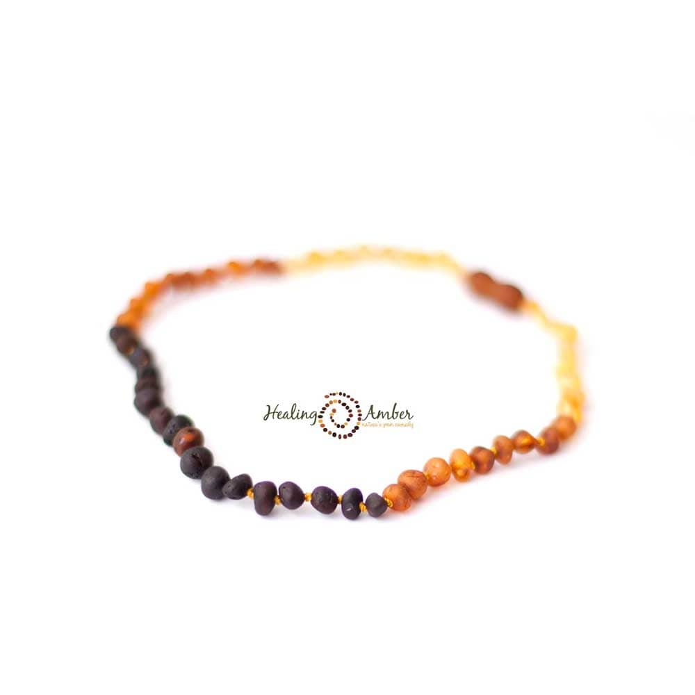Healing Amber 11 Inch Necklace - Raw Rainbow By HEALING AMBER Canada - 64714