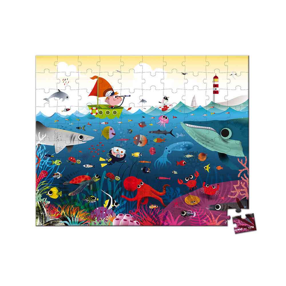 Janod 100 Piece Puzzle - Underwater World By JANOD Canada - 65061