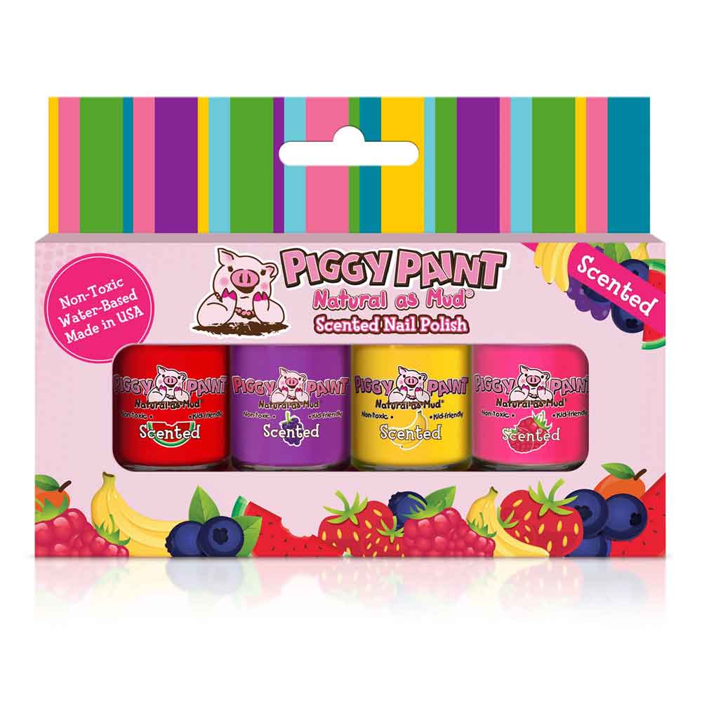 Piggy Paint Scented Silly Unicorns 4 Polish - Gift Set By PIGGY PAINT Canada - 65618