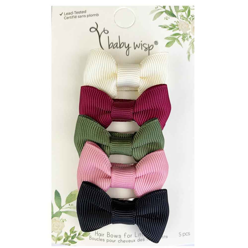 Baby Wisp Charlotte Bows 5 Pack - Napa Valley By BABY WISP Canada - 65974