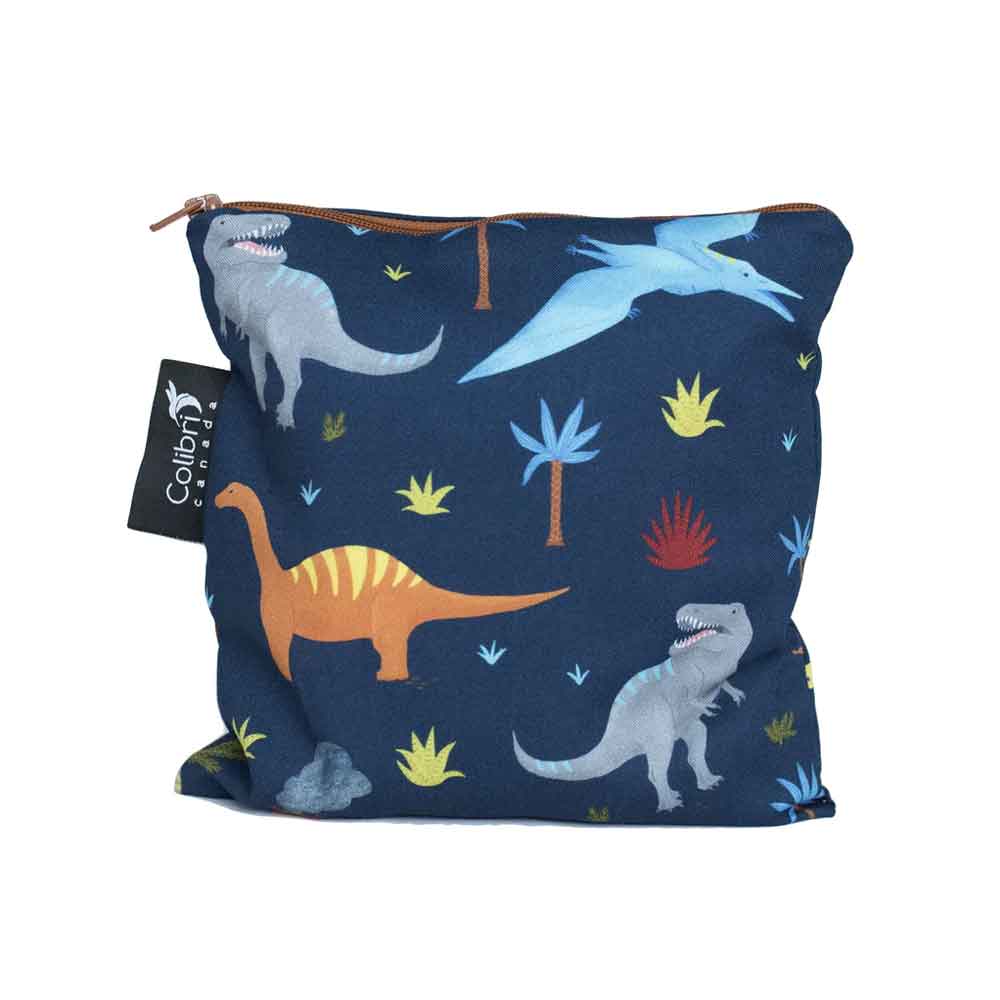 DINOSAURS Colibri Reusable Large Snack Bags By COLIBRI Canada - 66840