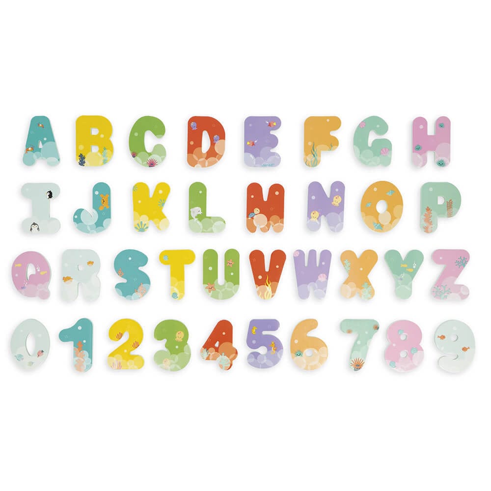 Janod Bath Time Letters and Numbers By JANOD Canada - 67804