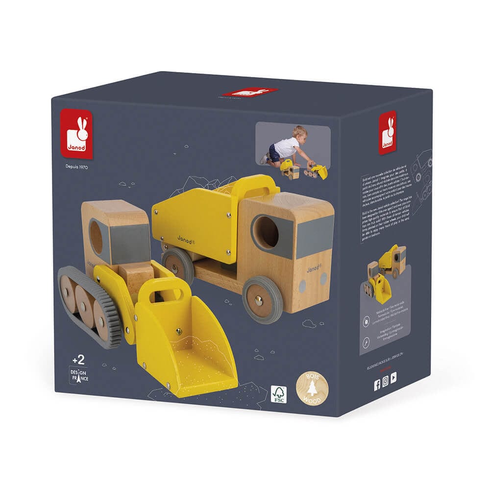 Janod Bolid Dump Truck and Bulldozer By JANOD Canada - 67811