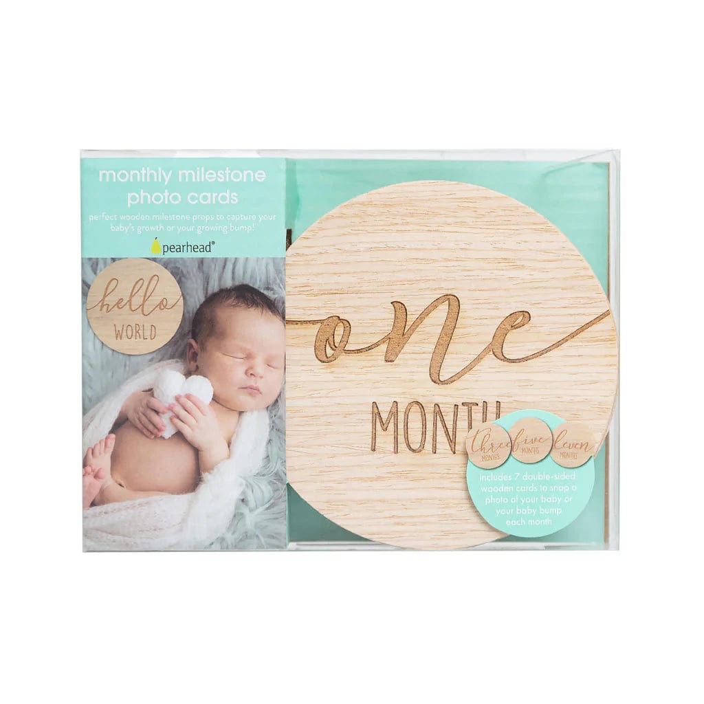 Pearhead Wooden Milestone Photo Cards By PEARHEAD Canada - 67998