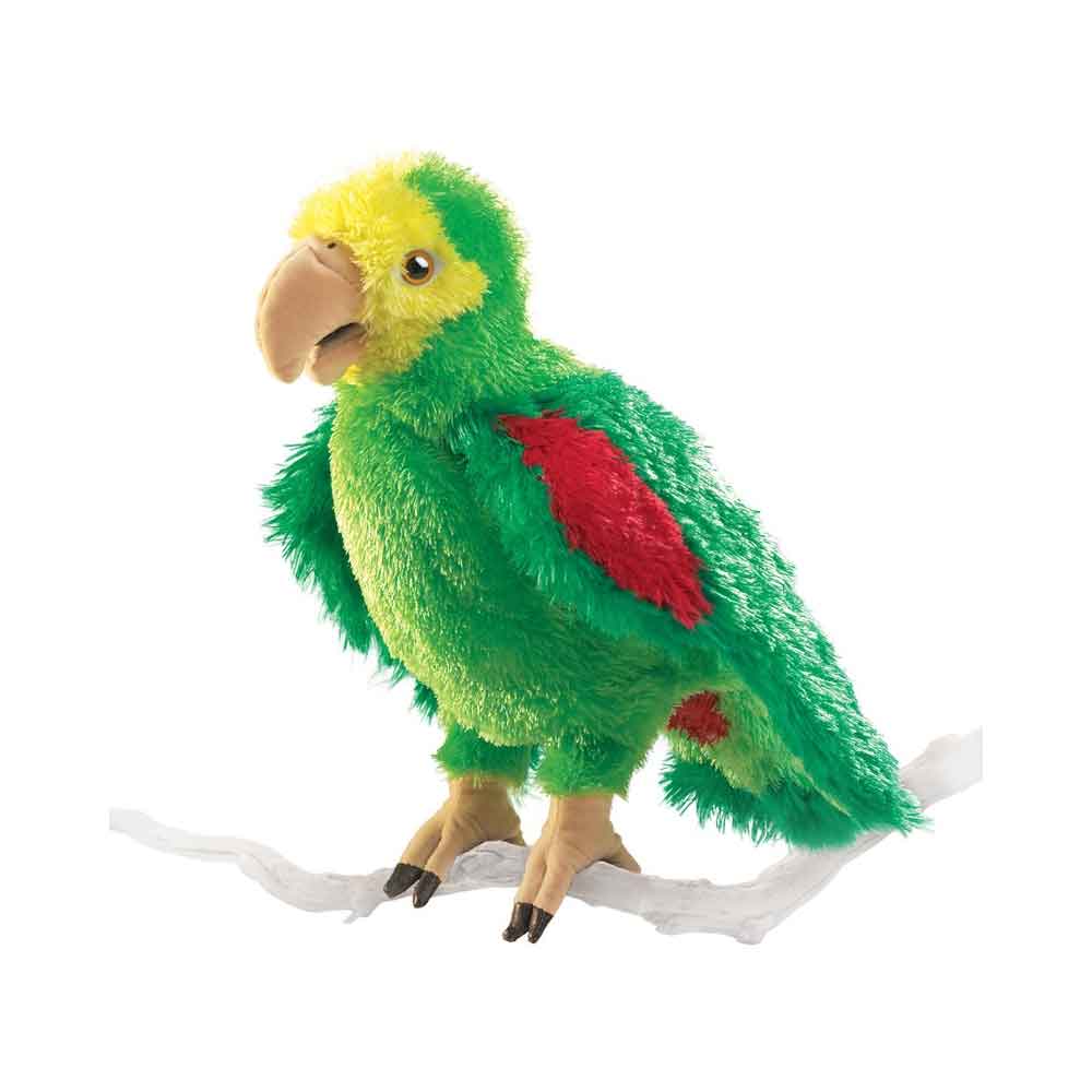 Folkmanis Amazon Parrot Hand Puppet By FOLKMANIS PUPPETS Canada - 68393