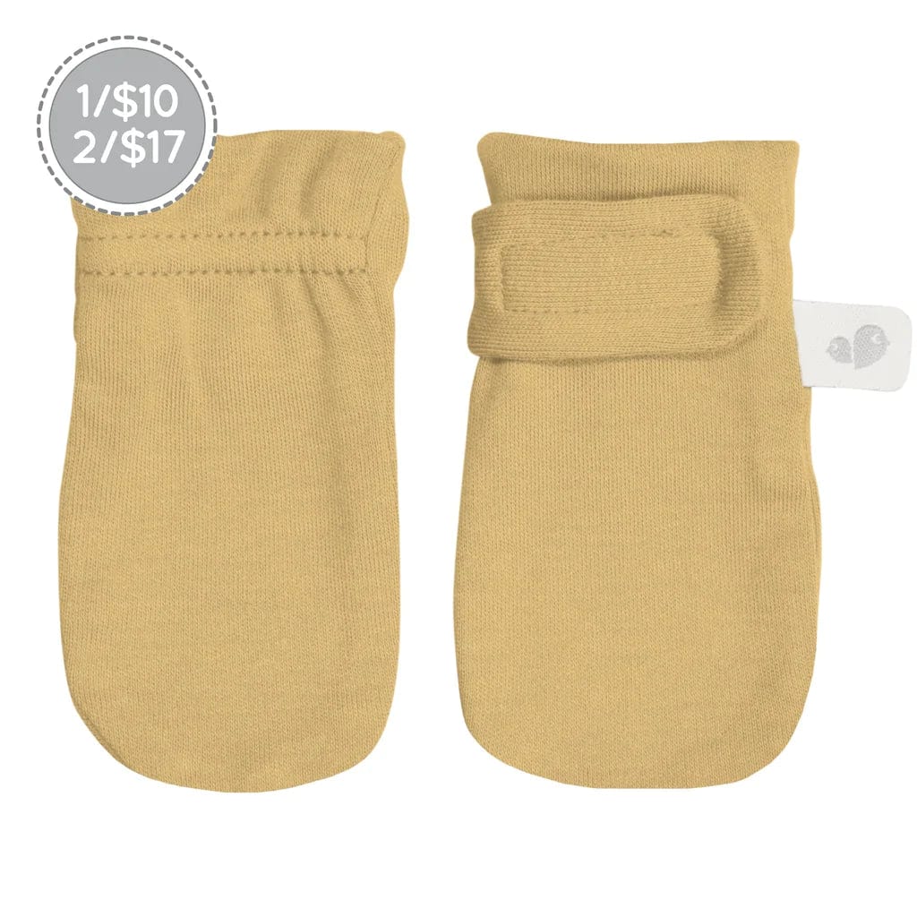 Perlimpinpin Bamboo Mitts - Curry By PERLIMPINPIN Canada - 68590
