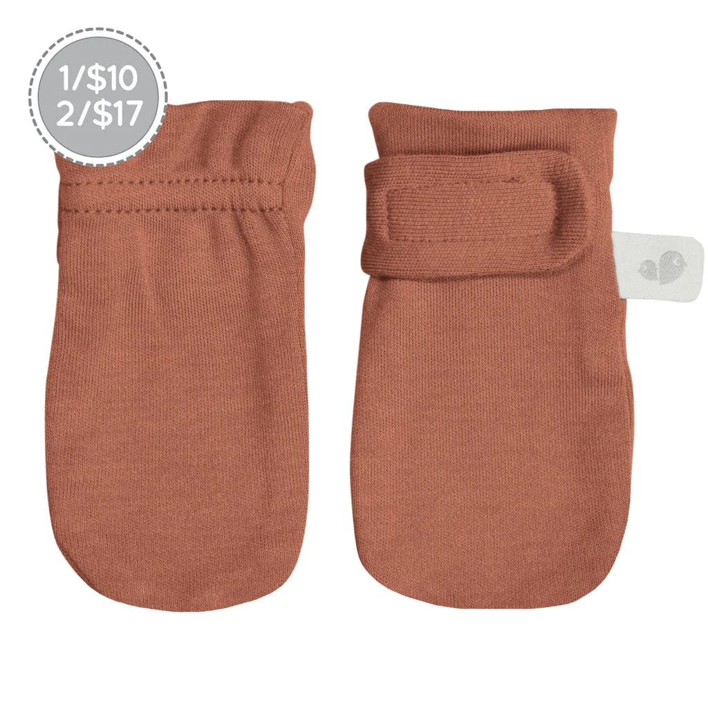 Perlimpinpin Bamboo Mitts - Cayenne By PERLIMPINPIN Canada - 68592