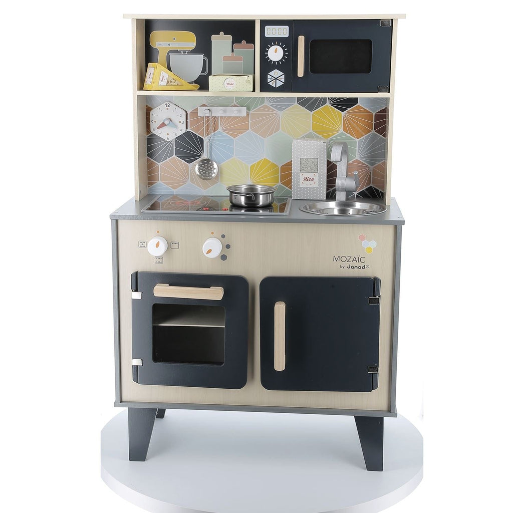 Janod Big Wooden Mosaic Cooker Kitchen By JANOD Canada - 70896