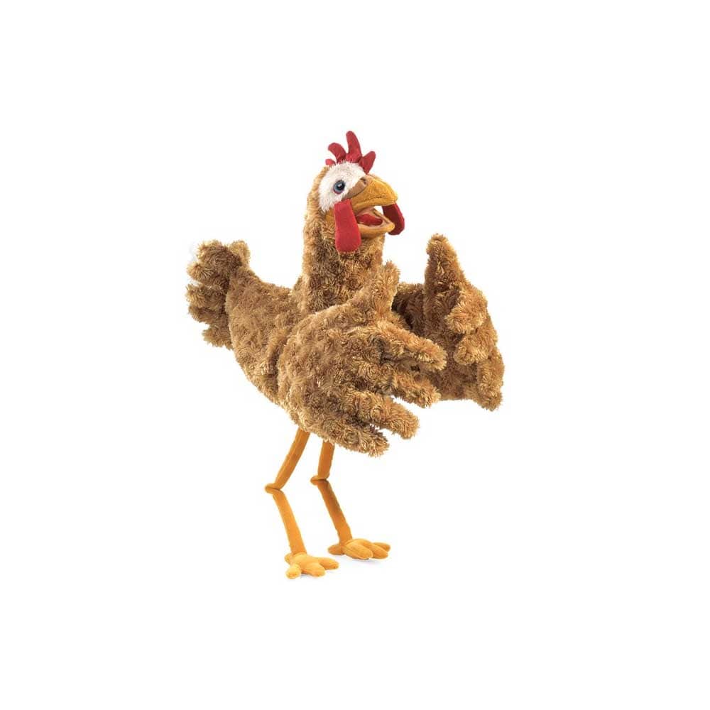 Folkmanis Hand Puppet - Chicken By FOLKMANIS PUPPETS Canada - 71006