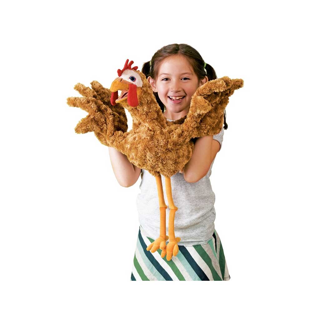 String Puppet Chicken Folkmanis Hand Puppet - Chicken – Jump! The BABY Store