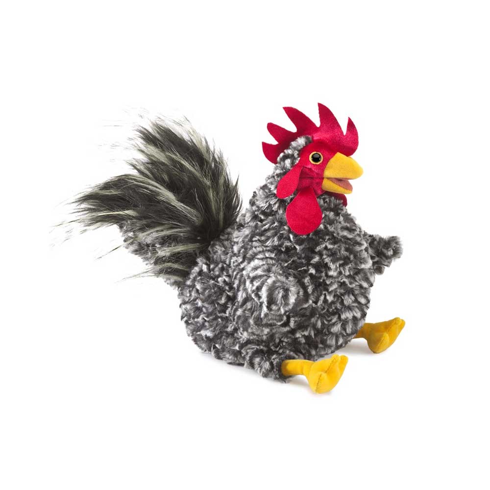 Folkmanis Hand Puppet - Barred Rock Rooster By FOLKMANIS PUPPETS Canada - 71007