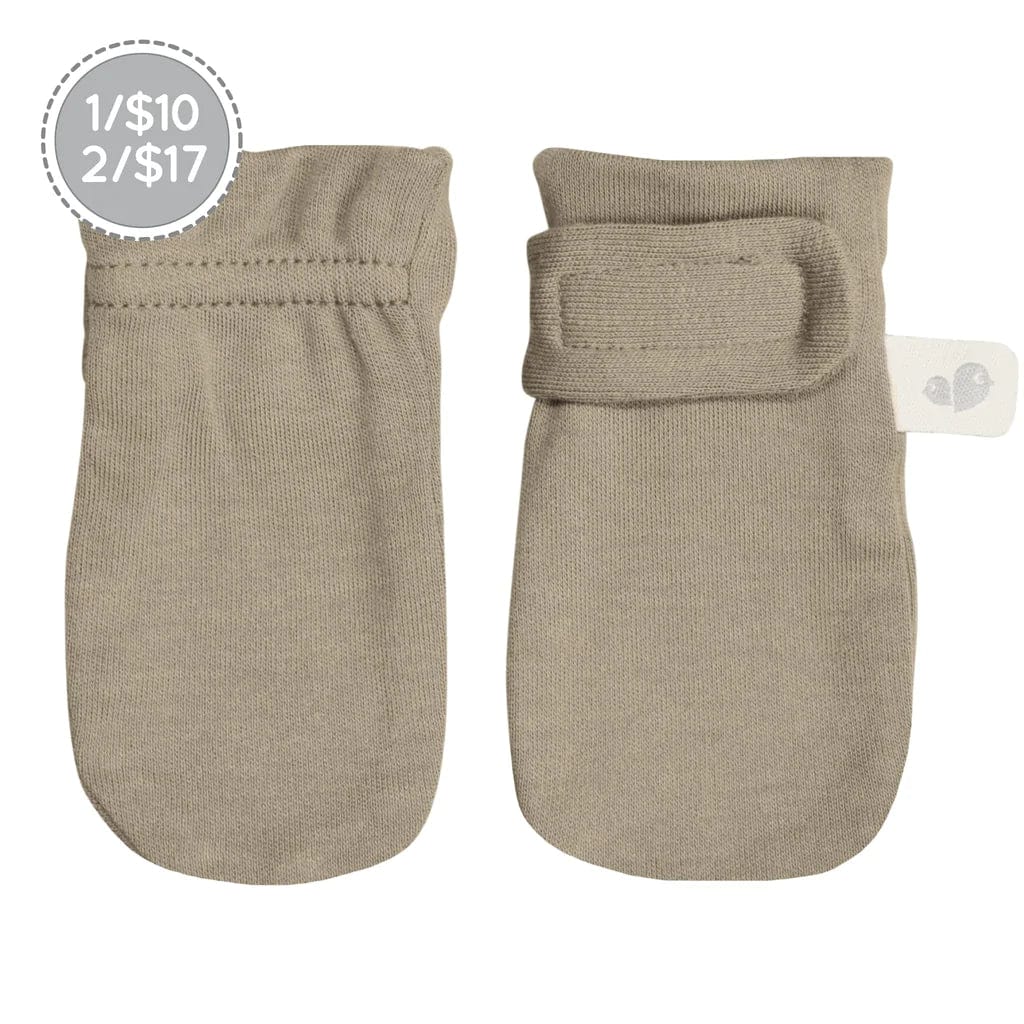 Perlimpinpin Bamboo Mitts - Taupe By PERLIMPINPIN Canada - 71232