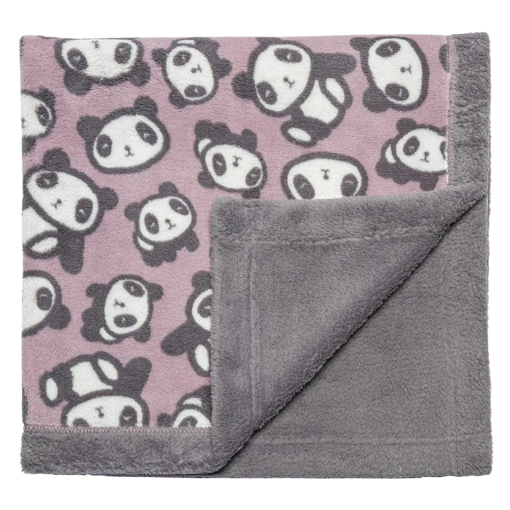 Perlimpinpin Plush Blanket - Pandas By PERLIMPINPIN Canada - 71234