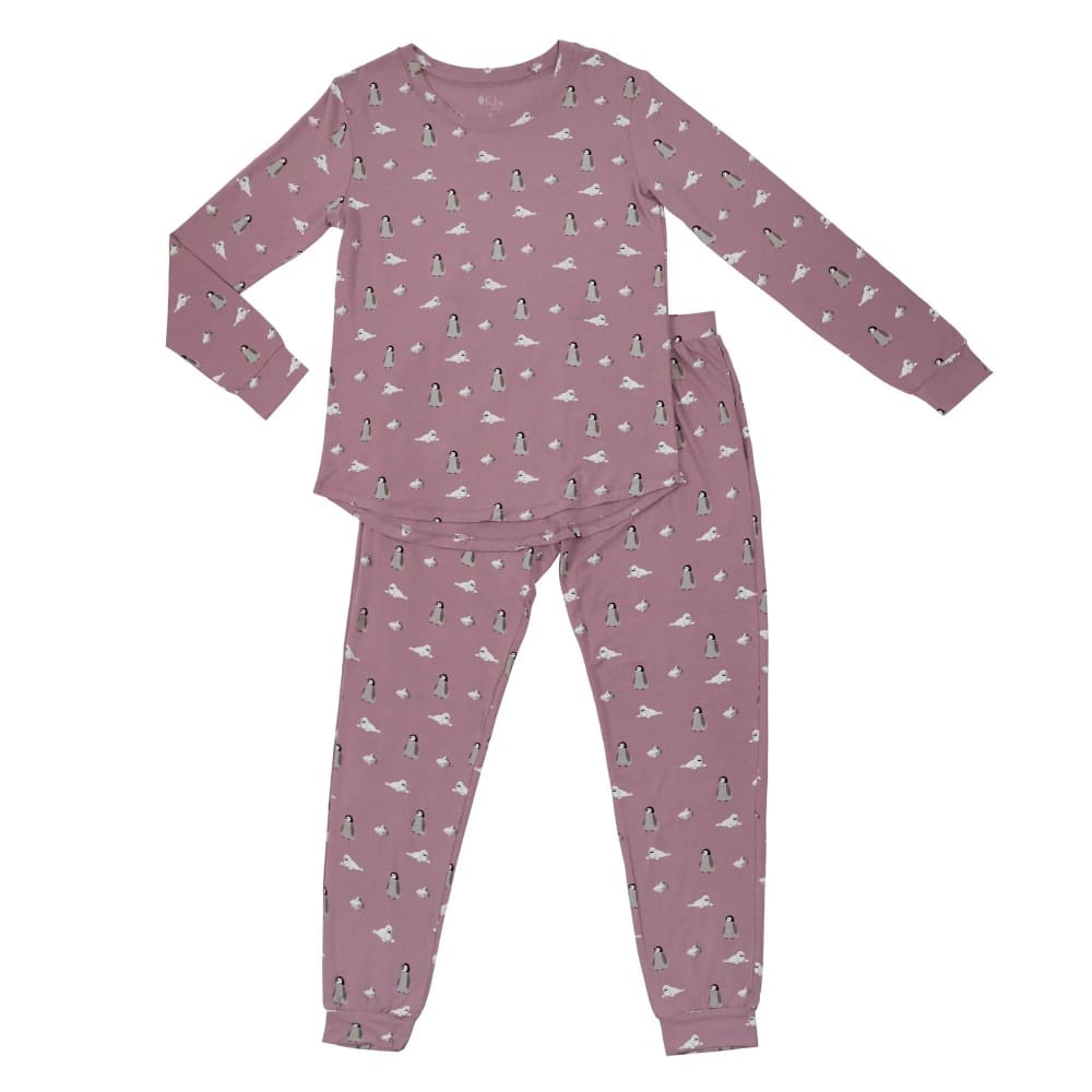 S / MULBERRY ANTARCTIC Kyte Women's Jogger Pajama Set - Holiday Collection 2 By KYTE BABY Canada - 71732