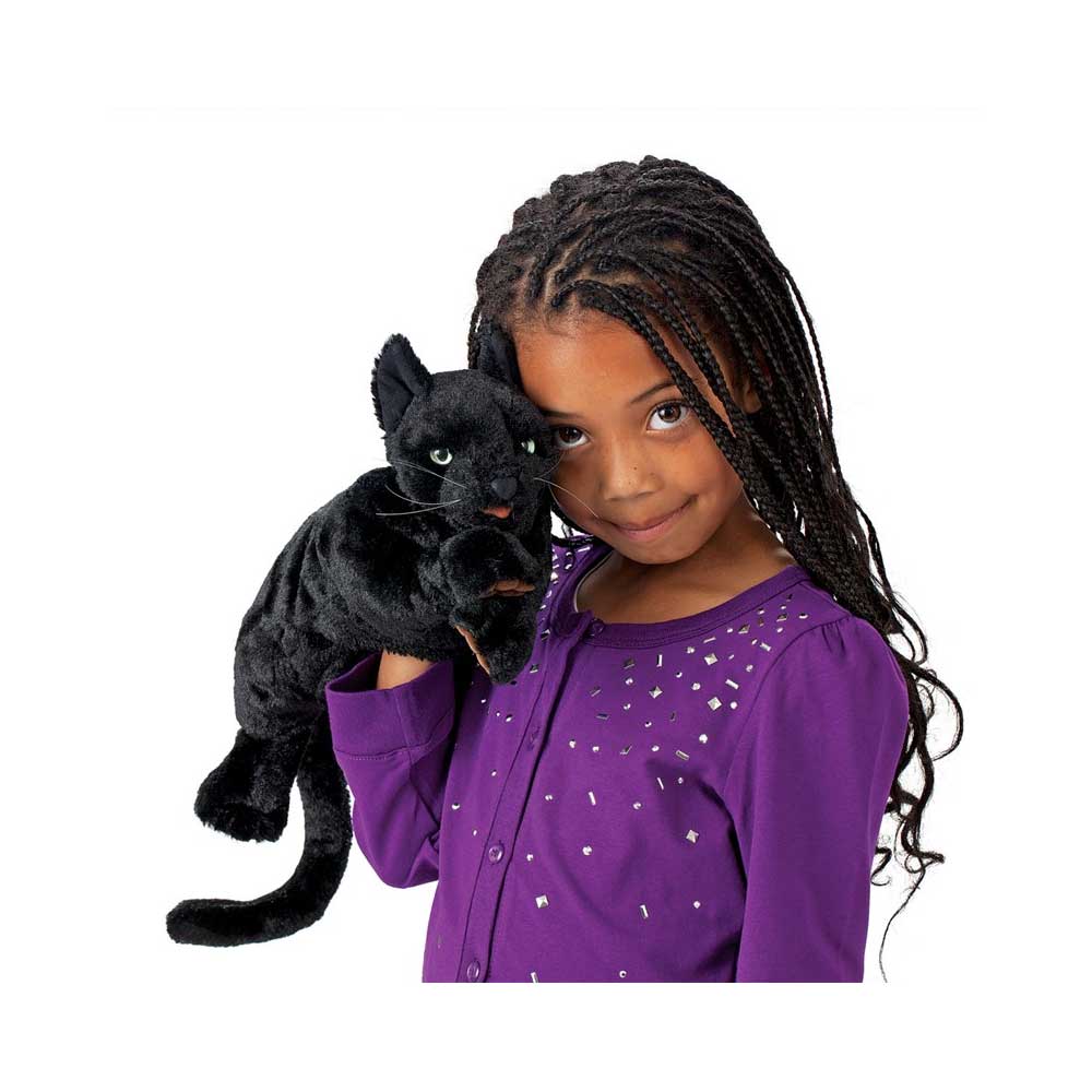 Folkmanis Hand Puppet - Black Cat By FOLKMANIS PUPPETS Canada - 71909