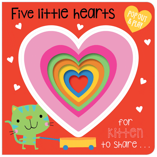 MBI Five Little Hearts Board Book By MBI Canada - 72069