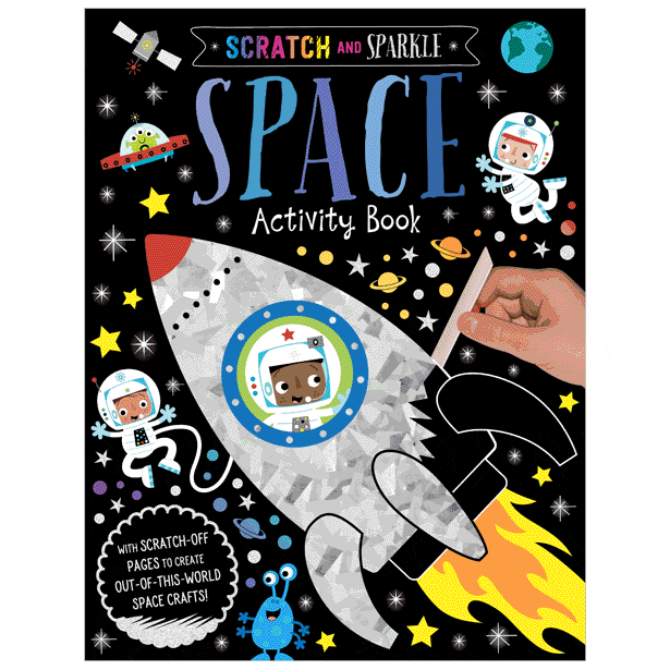MBI Scratch and Sparkle Space Activity Book By MBI Canada - 72073