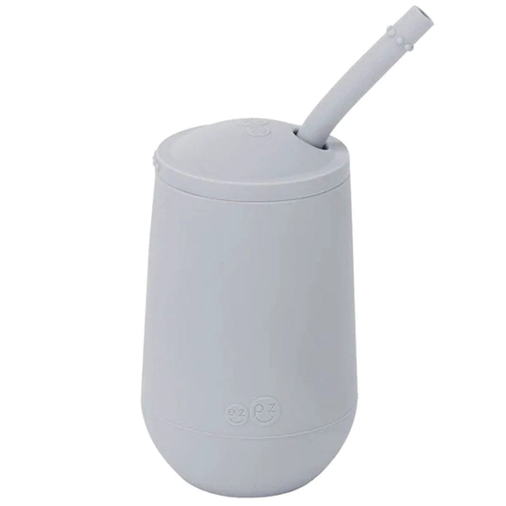 Ezpz Happy Cup + Straw System - Pewter By EZPZ Canada - 72342