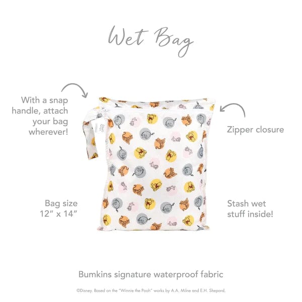 Bumkins Zipper Wet Bag - Winnie The Pooh By BUMKINS Canada - 72385