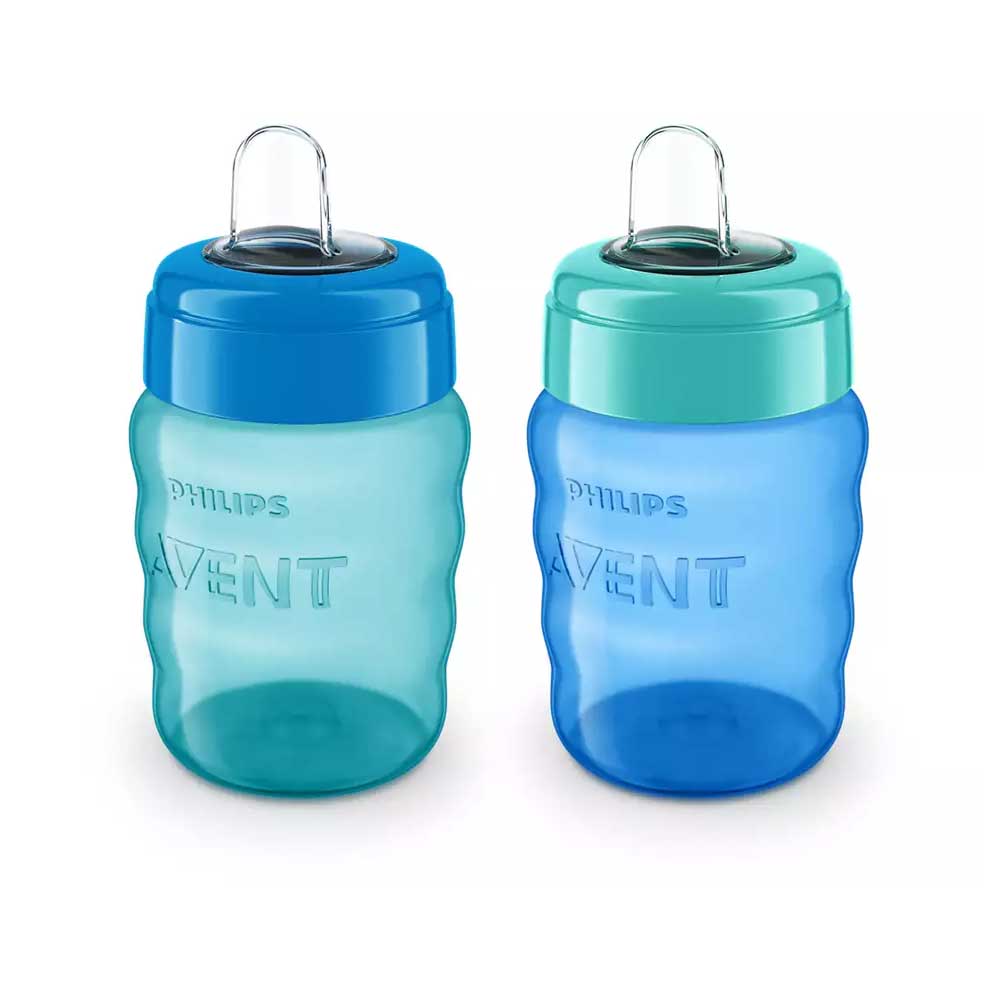 Philips Avent Spout Cup 2 Pack - Blue/Green By AVENT Canada - 72395