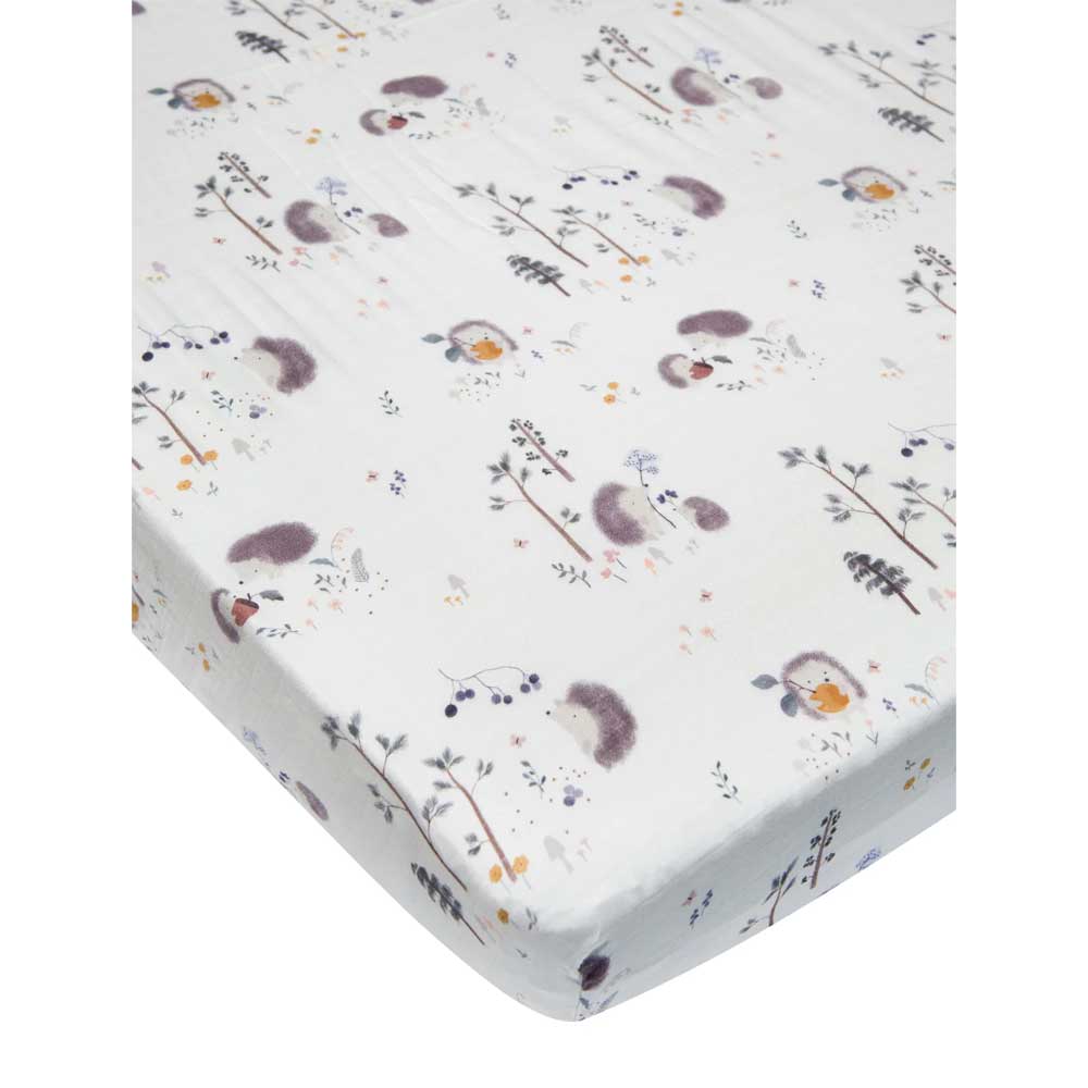 Loulou Lollipop Fitted Sheet - Hedgehogs By LOULOU LOLLIPOP Canada - 72729