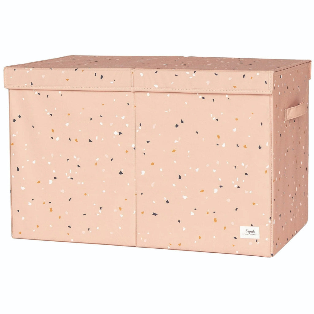 3 Sprouts Recycled Fabric Folding Storage Chest - Terrazzo Clay By 3 SPROUTS Canada - 74172