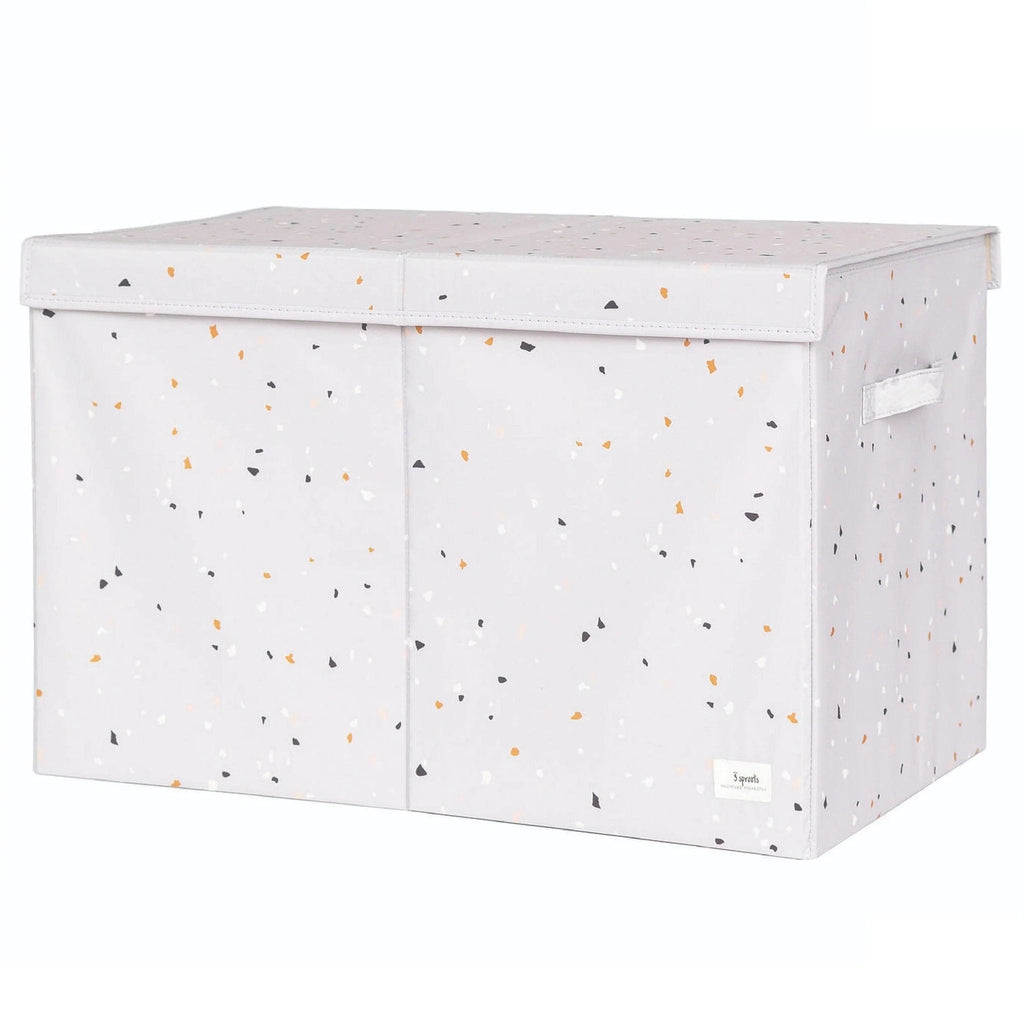 3 Sprouts Recycled Fabric Folding Storage Chest - Terrazzo Light Gray By 3 SPROUTS Canada - 74173