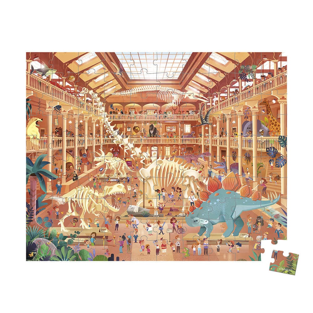 Janod 100Pc Puzzle - Natural History Museum By JANOD Canada - 75007