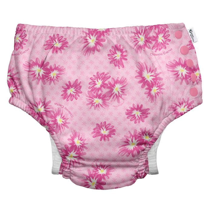 Green Sprouts Eco Snap Swim Diaper - Pink Chilenito Cactus Flower By GREEN SPROUTS Canada -