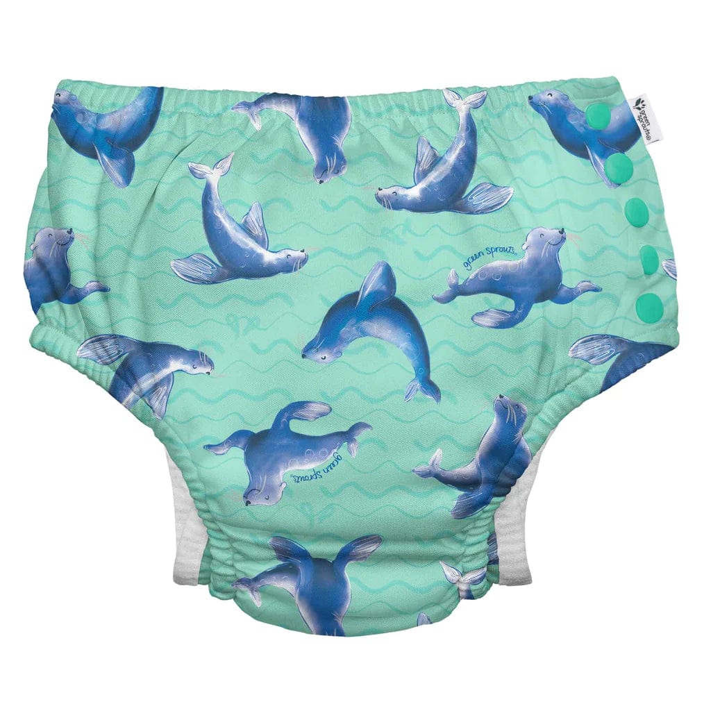 Green Sprouts Eco Snap Swim Diaper - Sea Lions By GREEN SPROUTS Canada -