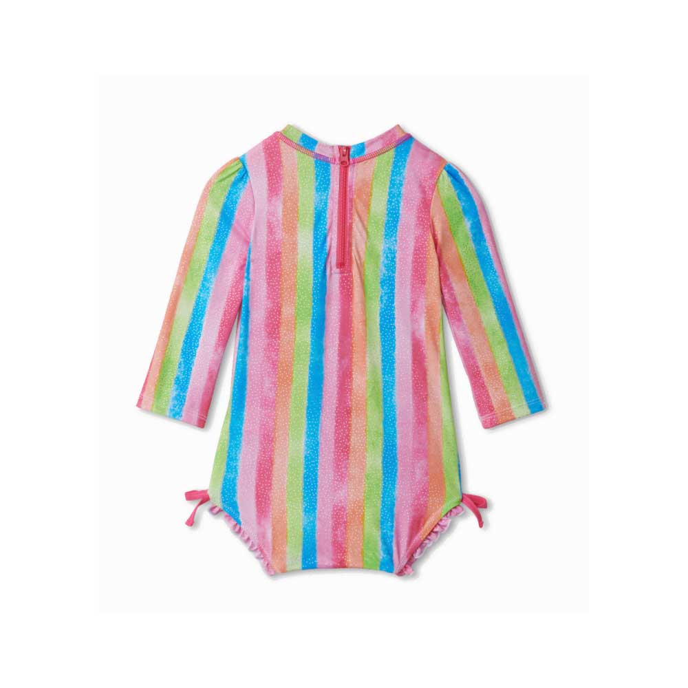 Hatley Baby Rashguard Swimsuit | Rainbow Stripes By HATLEY Canada -