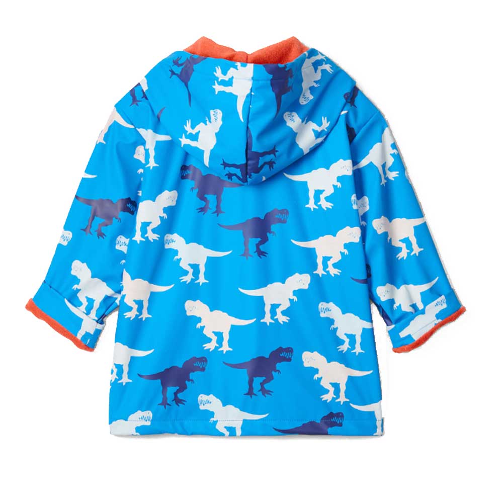 Hatley Colour Changing Raincoat - Giant T-Rex By HATLEY Canada -