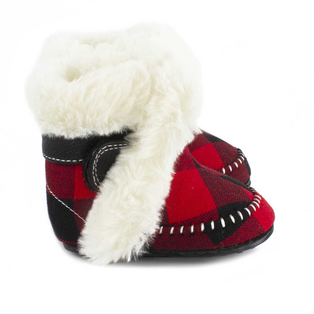 Jack & Lily My Mocs Hunter - Red Buffalo Plaid By JACK&LILY Canada -