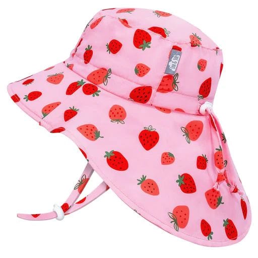 Jan & Jul Aqua-Dry Adventure Sun Hat - Pink Strawberry By JAN&JUL Canada -
