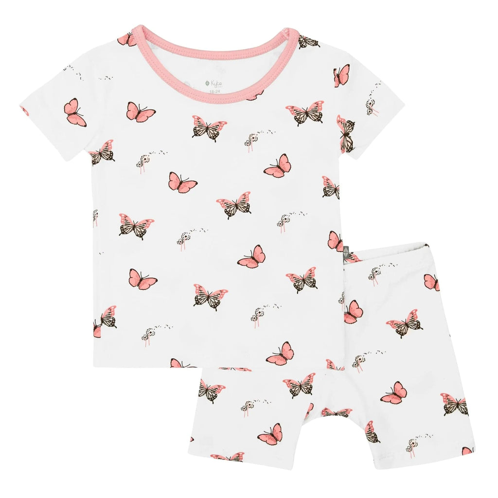 Kyte Baby Toddler Short Sleeve Pajama Set - Butterfly By KYTE BABY Canada -