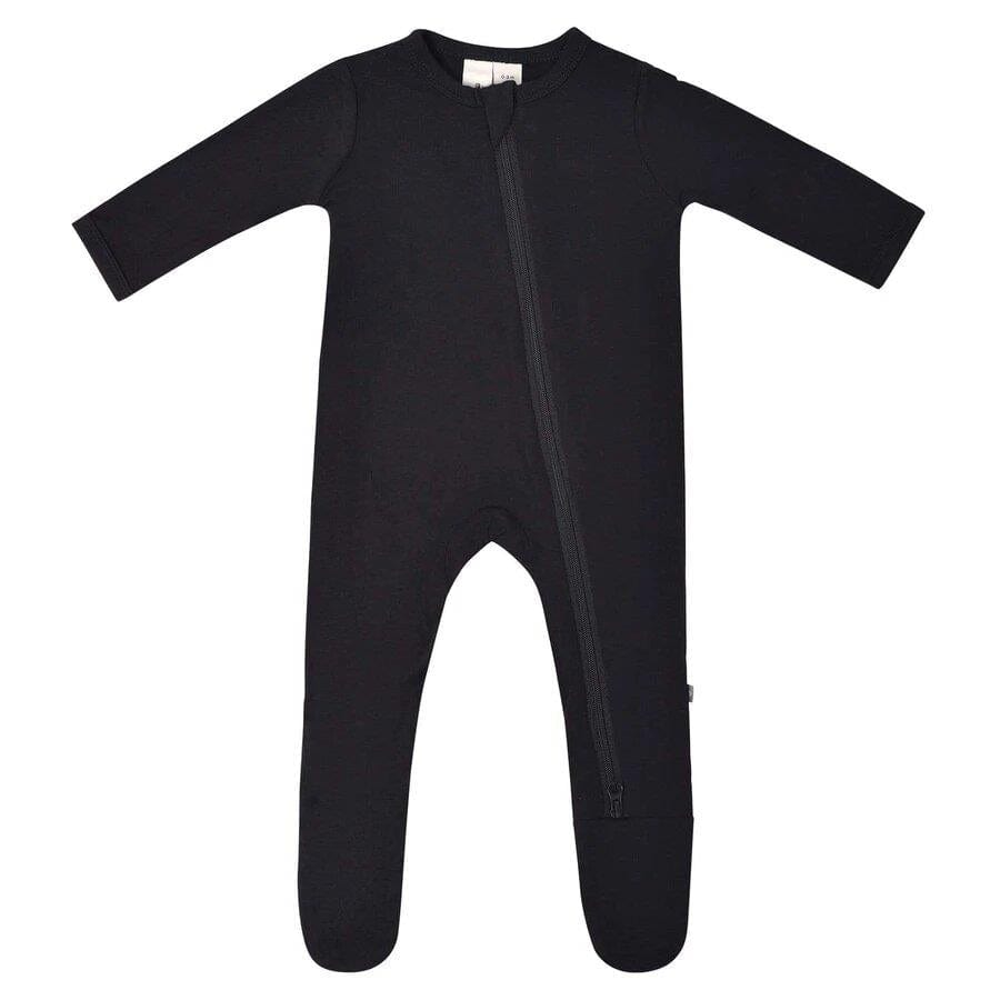 Kyte Solid Zip Footie - Midnight | Jump! The BABY Store