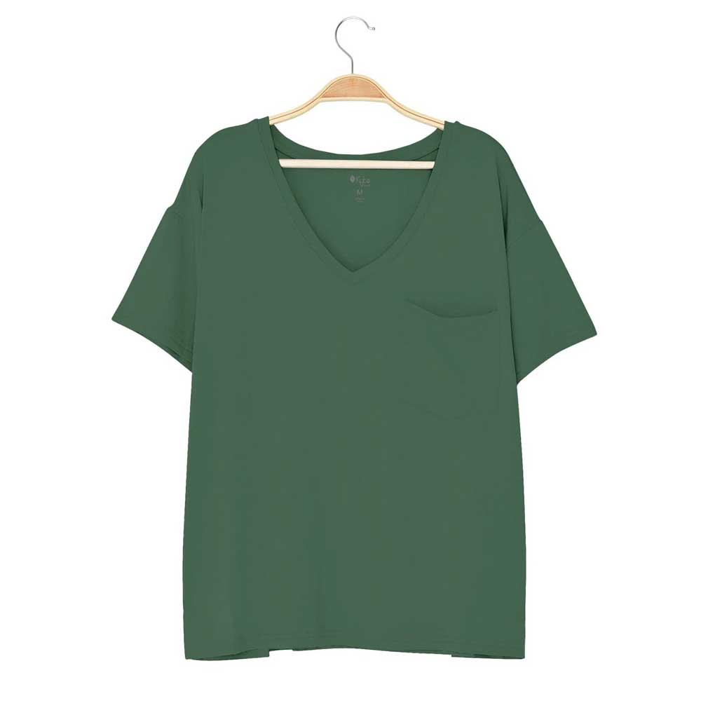 Kyte Women's Relaxed Fit V-Neck T-shirt - Hunter By KYTE BABY Canada -