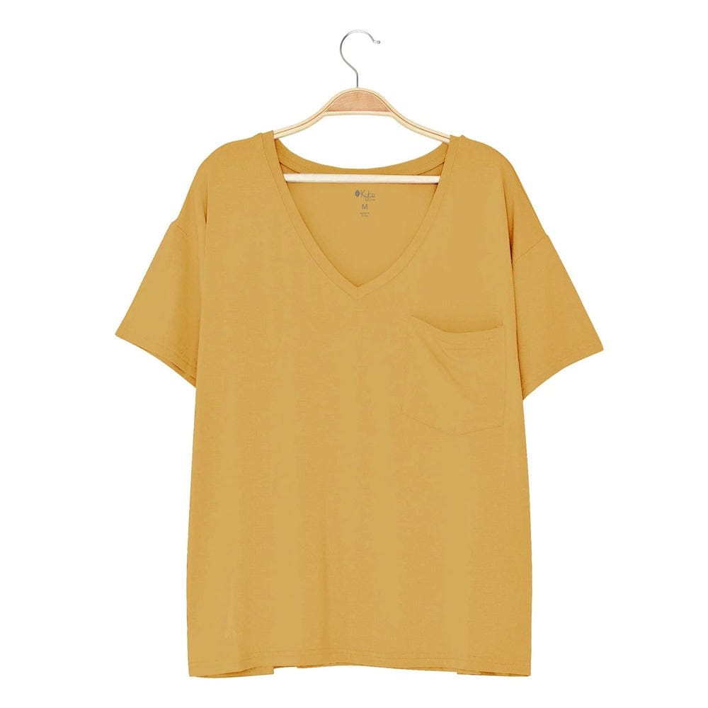 Kyte Women's Relaxed Fit V-Neck T-shirt - Marigold By KYTE BABY Canada -
