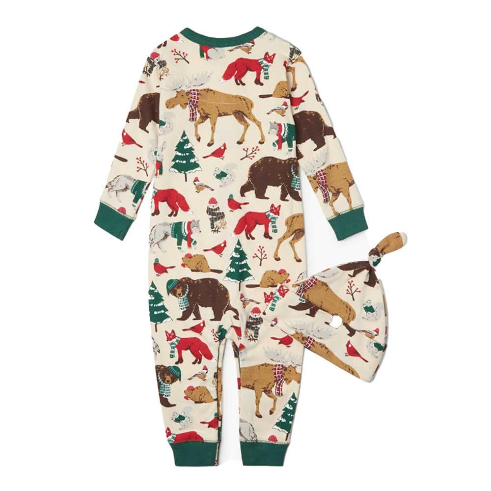 Little Blue House Coverall & Hat - Woodland Winter By LITTLE BLUE HOUSE Canada -